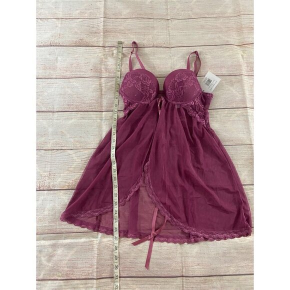 NWT French Affair Women's Sheer Front Closure Cami - Small - Picture 4 of 13